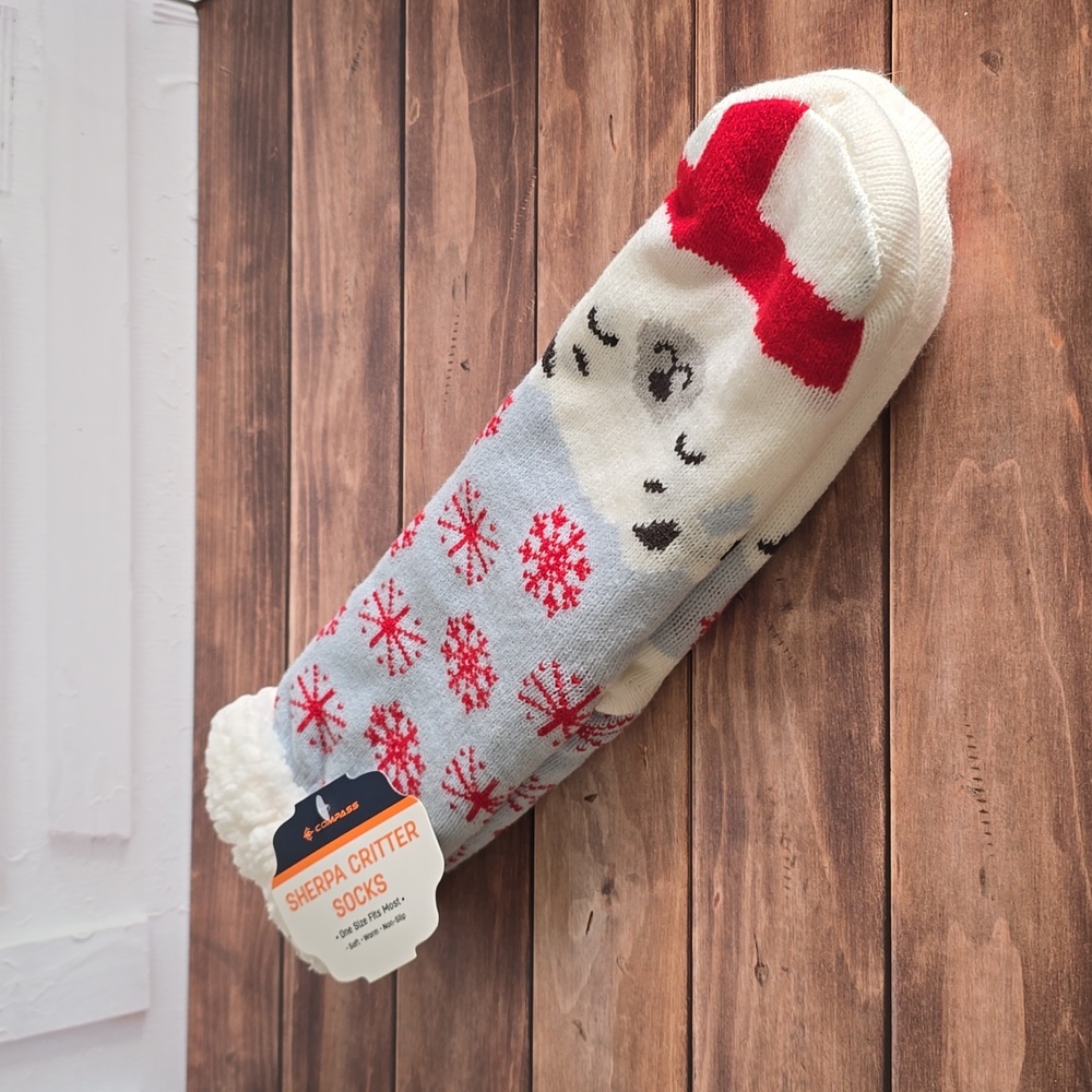 👉🏾3/20-COMPASS | SHERPA CRITTER SOCKS